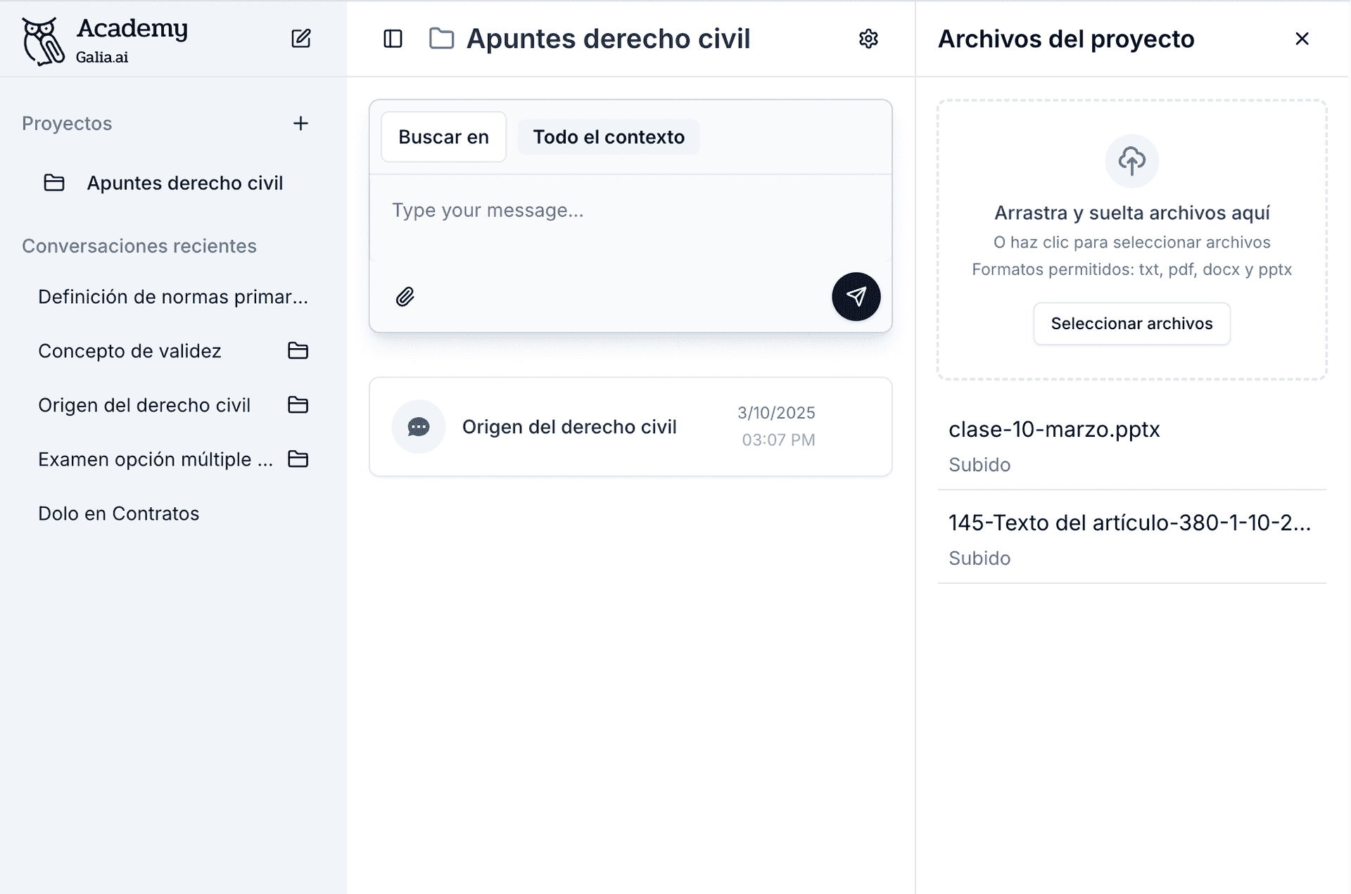 Ejemplo app